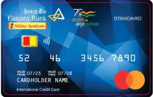Standard MasterCard Credit Card Canara Bank