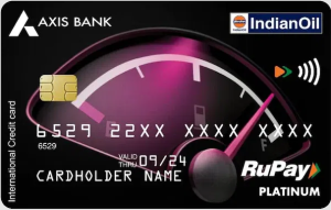 indian oil axis bank rupay credit card